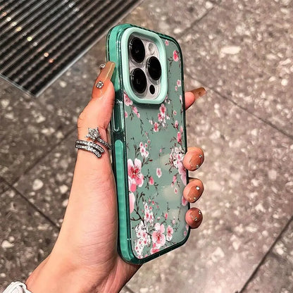 Pink Cherry Blossom Phone Case, Watercolor Style, Phone Case for Iphone 17 Pro Max 16 15 14 13 12 11 Pro Max, Floral Gift, Samsung Galaxy S24, S23, S22, S21, Artistic Floral Pattern, Cherry Blossom Lover Present Shockproof Smartphone