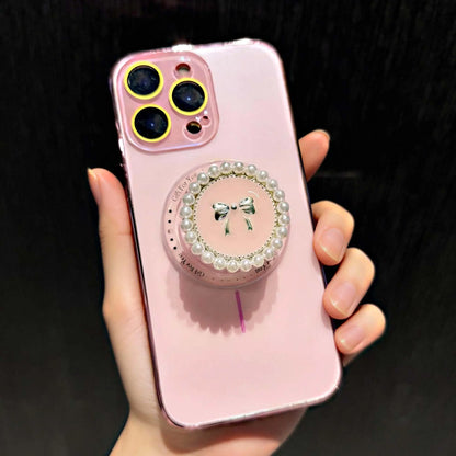 Cute Magnetic Expanding Phone Grip & Stand,Secure Grip for Iphone Magsafe Cases, Comfortable One-Touch Holding,Kickstand for Hands-Free Viewing Smartphone Cellphone