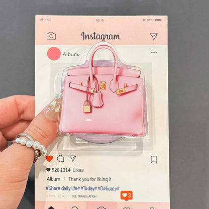 Cute Magnetic Expanding Phone Grip & Stand,Secure Grip for Iphone Magsafe Cases, Comfortable One-Touch Holding,Kickstand for Hands-Free Viewing Smartphone Cellphone